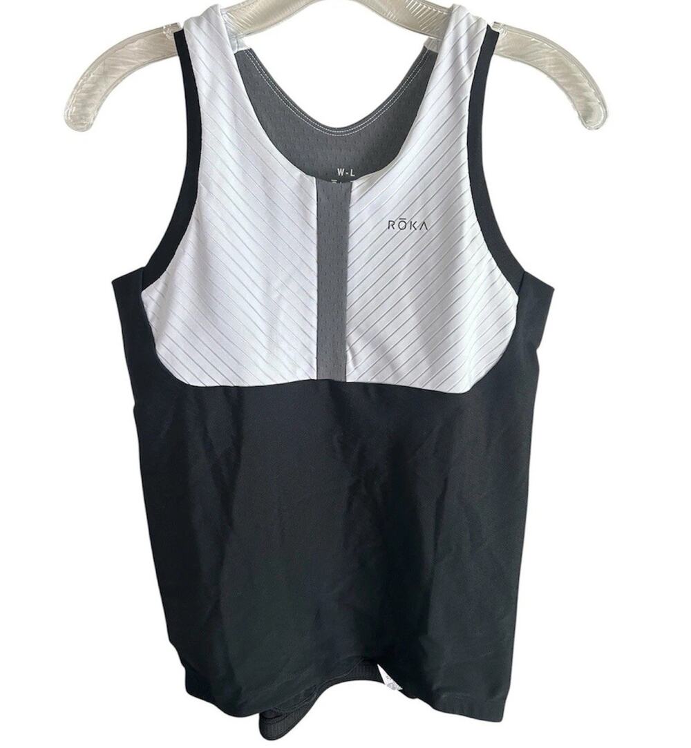 ROKA Gen II Elite Aero Sleeveless Triathlon Top Womens Large NWT Rear Pocket